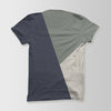 #Olive Geometric Tee