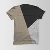 #Khaki Geometric Tee