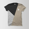 #Khaki Geometric Tee