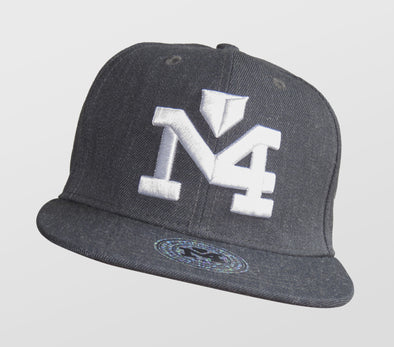 Gray & White Yadi Signature Collection Cap 1032