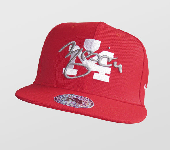 Red & White Front Yadi Signature Collection Cap 1034